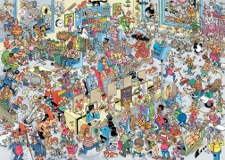 Puzzle A fodrásznál 1000 darabja Jan van Haasteren-től