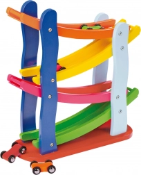 Kis fa versenypálya 4 autóval