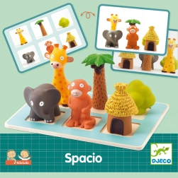 Djeco Eduludo – térbeli állatkák