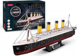 Világító 3D puzzle Titanic, 266 darab