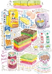 Puzzle Magnolia szivárványos sütik 1000 darab