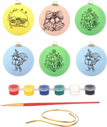 Karácsonyi díszek festőkészlete