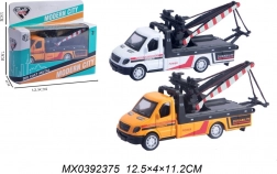 fém vontatóautó-modell felhúzós meghajtással