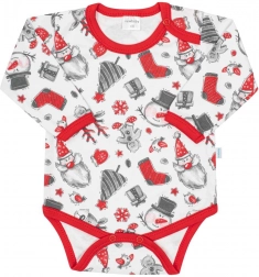 hosszú ujjú újszülött body New Baby Christmas