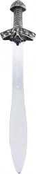 Lovagi kard ezüstszínű PVC markolattal 56 cm