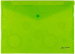 NEO COLORI A4 patentos irattartó, zöld