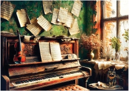 ANATOLIAN Puzzle Zongora XL 700 darabos