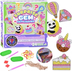 Kreatív adventi naptár gyémántszemes festéssel – medálok