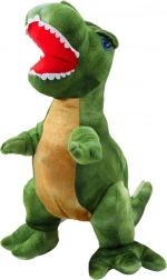 Plüss dinoszaurusz zöld, bőrszerű textúrával