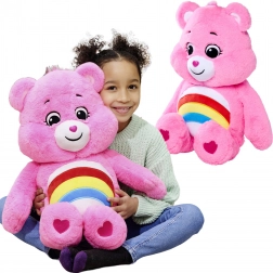Plüss maci CARE BEARS Cheer Bear rózsaszín 60 cm