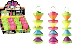 Érzékszervi játék Antistressz kihajtható kulcstartó