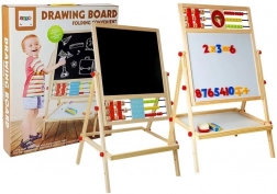 Fából készült krétás óratáblák mágnessel