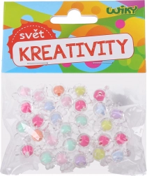 Színes gyöngyök keveréke 16 mm