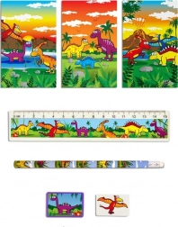 Írószerkészlet dinoszaurusz mintával