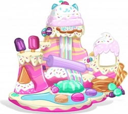 Gabi varázslatos háza: nagy cukrászda – játékkészlet figurákkal