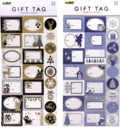 Karácsonyi ajándékmatricák 40,4x18,5 cm