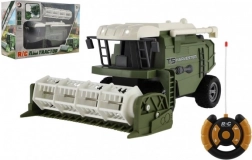 RC távirányítós kombájn, 22 cm, 27 MHz, fénnyel