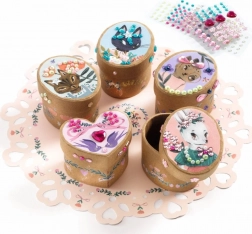 Djeco Kreatív Készlet Díszítendő Dobozkák