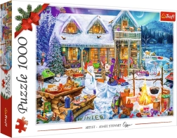 TREFL 1000 darabos puzzle Téli idő XMAS