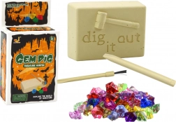 Mini régészeti készlet Kristálykifejtő eszközök