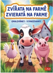 Kifestő Könyv Állatok a farmon 20 × 27,5 cm