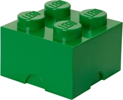 LEGO tárolódoboz 4 sötétzöld