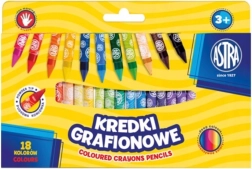 ASTRA kaolinos színes kréták, 18 db