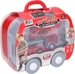 Tűzoltó állomás bőröndben cseh borítással