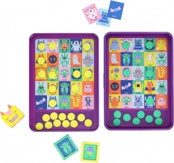 Petit Collage mágneses utazós játék Találd ki, ki vagyok – szörnyek