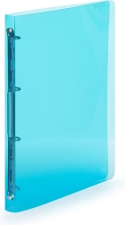 Lines A4 polipropilén iratrendező, kék, 4 gyűrű