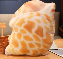 Plüss kagyló párna 50 x 40 cm