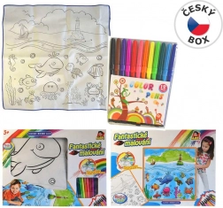 MaDe varázslatos festészet filctollakkal színes