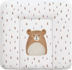 Ceba Baby puha pelenkázó alátét komódra Basic Bear Buddy 75 × 72 cm