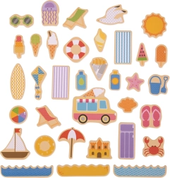 Bigjigs Toys mágnesek nyaralás a tengernél