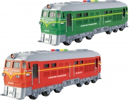 Lendkerekes vonat effektekkel, 34 cm