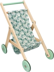 Könnyű fa babakocsi babák számára