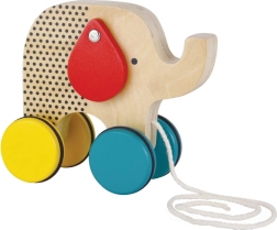 Petit Collage fa húzójáték elefánt