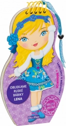 Öltöztessük fel LENA orosz babáit – színezőfüzet modellekkel és matricákkal