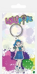 LOLLIPOPZ gumi kulcstartó – kék