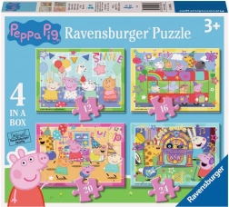 Peppa malac puzzle az ünnepségen 4 az 1-ben