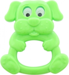 csörgő kutyus mozgó szemekkel 11 cm