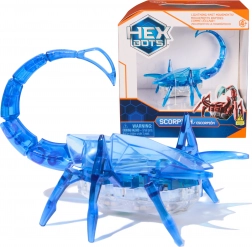Hexbug Skorpió kék – szenzomotoros, mozgó figura fénnyel