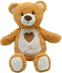 Karolek plüss mackó, barna, 20 cm