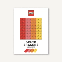 LEGO 2×4 iskolai radírkészlet – 8 db, többszínű