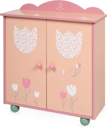 Fa babaruhásszekrény kiegészítőkkel TULIPE
