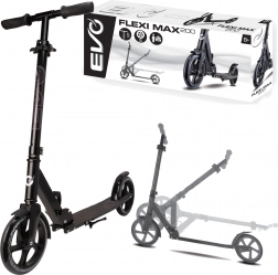 EVO roller Flexi Max 200 fekete kitámasztóval és pánttal 8+