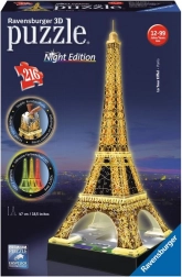 3D puzzle Eiffel-torony Éjjel