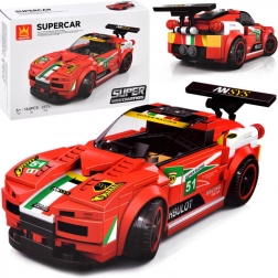 Versenyautó építőkészlet 6 éves kortól