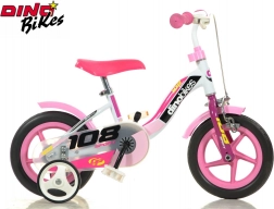 10" Dino Bikes Girl rózsaszín gyerekkerékpár