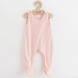 Újszülött rugdalózó New Baby Classic II világos rózsaszín